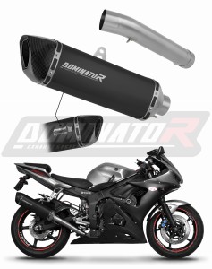 Yamaha YZF R6 2003 - 2005 Homologuotas išmetimo vamzdis duslintuvas HP6 BLACK + dB killer