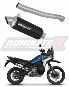 CF MOTO 800 MT-X 2025 išmetimo sistemos duslintuvas GPF BLACK + dB killer