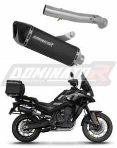 CF MOTO 800 MT 2022 - 2025 Explore / Sport / Touring išmetimo sistema duslintuvas HP6 BLACK + dB killer