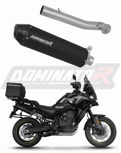 CF MOTO 800 MT 2022 - 2025 Explore / Sport / Touring išmetimo sistema duslintuvas MX2 BLACK + dB killer
