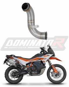 KTM 890 Adventure / R 2021 - 2024 Euro 5 Racing išmetimo vamzdis (Down Pipe) ir tarpinis vamzdis (Mid pipe)