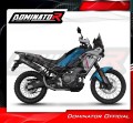 kompletny układ wydechowy z tłumikiem DOMINATOR Full System MX2 CZARNY pasujący do motocykla CF MOTO 450 MT 2024 - 2026 2