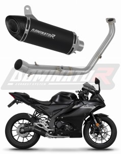 Yamaha YZF R125 2024 - 2025 (Euro 5+) Full system Kolektorius išmetimas duslintuvas HP8 BLACK + dB killer