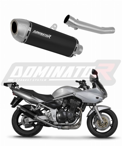 wydech tłumik DOMINATOR S6 CZARNY pasujący do motocykla Suzuki GSF BANDIT 1200 2001 - 2005 5