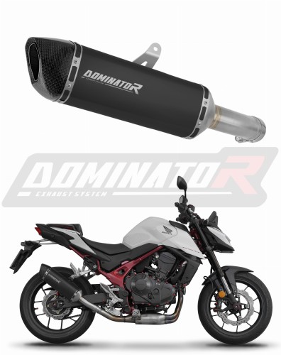 exhaust muffler DOMINATOR HP6 BLACK fits to Honda CB 750 Hornet 2023