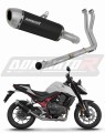 complete exhaust system with muffler DOMINATOR Full System S6 BLACK fits to Honda CB 750 Hornet 2023