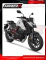 Honda CB 750 Hornet 2023 Full System Motorcycle Muffler Auspuff Sportauspuff Silencer Echappement Silencieux Scarico Scarichi Escape Wydech Tłumik HP6 Black Noir Nero Negro Dominator Exhaust System 3