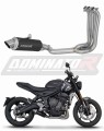 kompletny układ wydechowy z tłumikiem DOMINATOR Full System GPF CZARNY pasujący do motocykla Triumph Trident 660 2021 - 2024