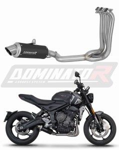 Triumph Trident 660 2021 - 2024 Pilna sistema Kolektorius išmetimas duslintuvas GPF BLACK + dB killer