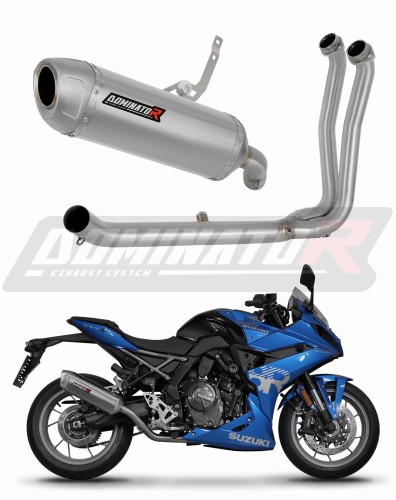 complete exhaust system with muffler DOMINATOR Full System S6 fits to Suzuki GSX8R / 8S 2023  2025