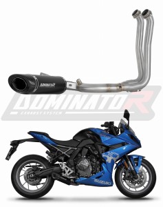 Suzuki GSX-8R / 8S 2023 - 2025 Pilna išmetimo sistema Kolektorius išmetimas duslintuvas HP8 BLACK + dB killer