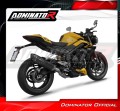 Triumph Street Triple 765 RS 2024 2025 Full System Motorcycle Muffler Auspuff Sportauspuff Silencer Echappement Silencieux Scarico Scarichi Escape Wydech Tłumik HP6 Black Noir Nero Negro Dominator Exhaust System 1