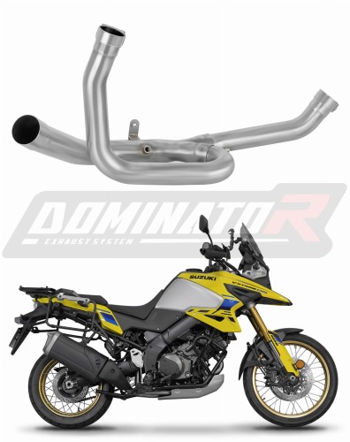 decat mid muffler DOMINATOR Mid Pipe fits to Suzuki VStrom 1050 DE 2023  2025