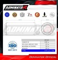 Suzuki GSXR 1000 L7 2017 2020 Exhaust Muffler Auspuff Sportauspuff Silencer Echappement Silencieux Scarico Scarichi Escape Toba de esapament Avgas Ljuddämpare Wydech Tłumik GP Black Noir Nero Negro Svart Schwarz Negru Dominator 1