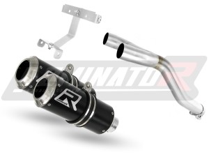 Yamaha FZ6 FAZER 600 S2 2006 - 2010 Exhaust Silencer Muffler GP BLACK + dB killer