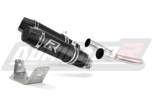 Triumph SPRINT ST 1050 2005 - 2012 išmetimo sistema duslintuvas HP3 BLACK + dB killer