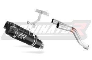 Yamaha FZ6 FAZER S1 2004 - 2010 Exhaust Silencer Muffler HP3 BLACK + dB killer