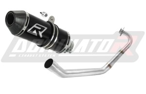 Yamaha YZF R125 2014 - 2018 pilna sistema Kolektorius išmetimas duslintuvas HP3 BLACK + dB killer