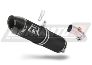 Kawasaki ER - 6 N / F 650 2006 - 2008 išmetimo sistema duslintuvas HP2 BLACK + dB killer