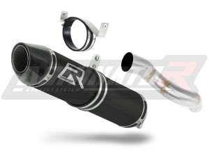 Kawasaki ZX6R 636 2005 - 2006 išmetimo sistema duslintuvas HP2 BLACK + dB killer