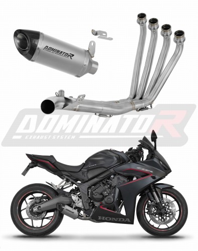 kompletny układ wydechowy z tłumikiem DOMINATOR Full System Tytanowy HP8 pasujący do motocykla Honda CBR 650 R / E-Clutch 2024 - 2025 6