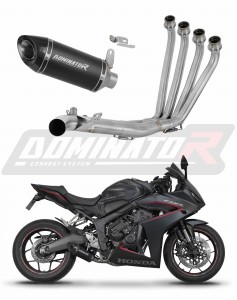 Honda CB 650 R / E-Clutch 2024 - 2025 Pilna sistema Išmetimo kolektorius duslintuvas HP8 BLACK + dB killer