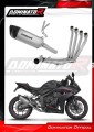 complete exhaust system with muffler DOMINATOR Full System titanium HP6 fits to Honda CB 650 R / EClutch 2024  2025 5