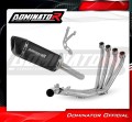Honda CB 650 R / E-Clutch 2024 - 2025 Collector Manifold Full Exhaust System Muffler Auspuff Sportauspuff Silencer Echappement Silencieux Scarico Scarichi Escape Wydech Tłumik HP6 BLACK Dominator Exhaust System 2
