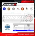 exhaust muffler DOMINATOR GP BLACK fits to Husqvarna Svartpilen 401 2020  2023 2