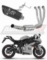 complete exhaust system with muffler DOMINATOR Full System HP8 BLACK fits to CF MOTO 675 SRR 2024  2026