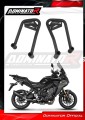 Yamaha Tracer 9 2025 Stainless steel Crash Bars BLACK Acciaio inossidabile Crash bars NERO en acier inoxydable NOIR Barras de protección de acero inoxidable NEGRO Sturzbügel aus Edelstahl BLACK av rostfritt stål SVART BARE DE PROTECȚIE NEGRU DOMINATOR