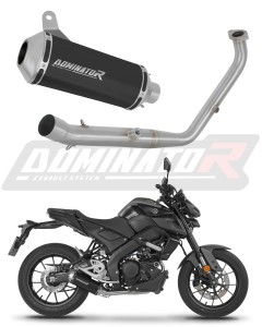 Yamaha MT 125 2024 - 2026 (Euro 5+) Full system Kolektorius išmetimas duslintuvas OV G2 BLACK + dB killer