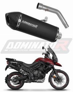 Triumph Tiger 800 XCA 2018 - 2020 išmetimo sistema duslintuvas HP7 BLACK + dB killer
