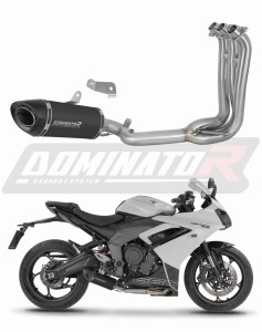 Triumph Daytona 660 2024 - 2026 išmetimo sistema duslintuvas HP8 BLACK + dB killer