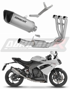 Triumph Daytona 660 2024 - 2026 išmetimo sistema titaninis duslintuvas HP6 + dB killer