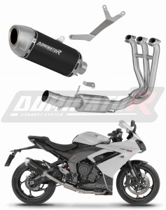 Triumph Daytona 660 2024 - 2026 išmetimo sistema duslintuvas S6 BLACK + dB killer
