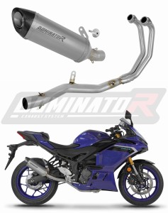 Yamaha YZF-R3 2019 - 2024 Full system išmetimo kolektorius duslintuvas titaninis HP8 + dB killer