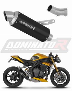 Triumph Speed Triple 1200 RS / RR 2021 - 2024 išmetimo bakelis duslintuvas GPF BLACK + dB killer