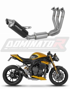 Triumph Speed Triple 1200 RS / RR 2021 - 2024 Full system Kolektorius išmetimas duslintuvas GPF BLACK + dB killer