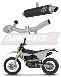 Husqvarna 701 Enduro 2026 Pilna sistema Kolektorius išmetimas duslintuvas GPF BLACK + dB killer