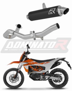 KTM 690 Enduro R 2026 Full system Kolektorius išmetimas duslintuvas GPF BLACK + dB killer