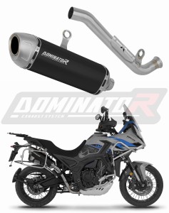 Zontes 703F 2025 - 2026 išmetimo sistema duslintuvas S6 BLACK + dB killer