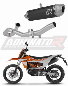 KTM 690 SMC-R 2026 Full system Kolektorius išmetimas duslintuvas S6 BLACK + dB killer