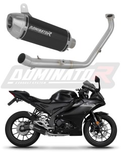 Yamaha YZF R125 2024 - 2026 (Euro 5+) Pilna sistema Kolektorius išmetimo bakelis S3 BLACK + dB killer