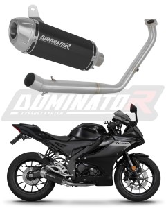 Yamaha YZF R125 2021 - 2024 (Euro 5) Pilna sistema Kolektorius išmetimas duslintuvas S3 BLACK + dB killer