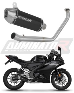 Yamaha YZF R125 2019 - 2020 Pilna sistema Kolektorius išmetimas duslintuvas S3 BLACK + dB killer