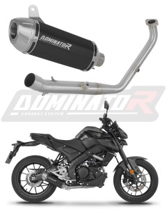Yamaha MT 125 2024 - 2026 (Euro 5+) Pilna sistema Kolektorius išmetimas duslintuvas S3 BLACK + dB killer