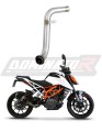 KTM 390 DUKE Exhaust Cat Eliminator Catalyst Catalytic Converter Linkpipe Decat Downpipe  2017 - 2020 DOMINATOR x