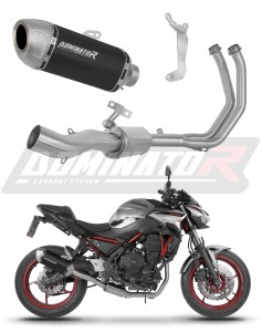 Kawasaki Ninja 650 2023 - 2026 Pilna sistema Kolektorius išmetimas duslintuvas S6 BLACK + dB killer