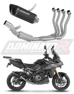 Suzuki GSX-S 1000 GX 2024 Full Exhaust System Collector Silencer HP6 BLACK EX + dB killer
